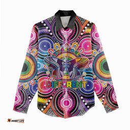 Australia Indigenous Autism Awareness Women Casual Shirt Its Okay To Be Different LT05