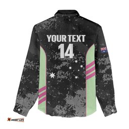 Custom Australia Matildas 2026 Women Casual Shirt Come On Aussie Grunge Style LT14