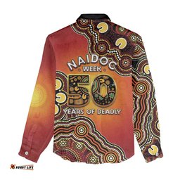 Australia Indigenous NAIDOC Week 2026 Women Casual Shirt 50 Years Of Deadly LT05