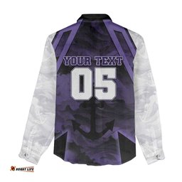 Custom Fremantle Football Women Casual Shirt Dockers Anchor Sporty Style DT05