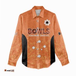 Australian Northern Territory Lawn Bowls Custom Women Casual Shirt Aussie Minimalist Style LT9