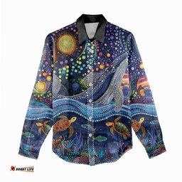 Heal Country Heal Our Nation Aboriginal Dreamtime Women Casual Shirt LT9