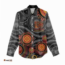NAIDOC Week 50 Years Deadly Personalised Women Casual Shirt Aboriginal Art LT14