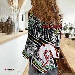 NAIDOC 50 Years of Deadly Personalised Women Casual Shirt Aboriginal Dot Art LT9