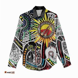 NAIDOC 50 Years of Deadly Personalised Women Casual Shirt Aboriginal Dot Art LT9