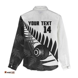New Zealand Lawn Bowls Custom Women Casual Shirt Aotearoa Silver Fern LT14
