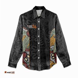 Personalised NAIDOC Deadly 50 Years Women Casual Shirt Minimalist Aboriginal Art LT9