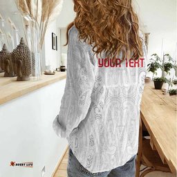 New Zealand Maori Heart Tribal Personalised Women Casual Shirt Polynesian Patterns LT9