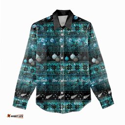 New Zealand Darts Christmas Women Casual Shirt Merry Xmas Aotearoa Maori Paua Shell LT14