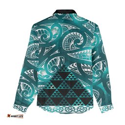Matariki New Zealand Women Casual Shirt NZ Niho Taniwha Maori New Year Cyan Galaxy LT14