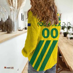 Custom Soccer 2026 Australia Women Casual Shirt Socceroos Go Glory LT01