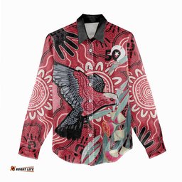 Personalised Australia Galah NAIDOC Week 2026 Women Casual Shirt 50 Years of Deadly Aboriginal Art LT14