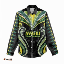 Custom Rugby Cook Islands Avaiki Women Casual Shirt Black Kuki Airani Tribal Maori Inspired LT9