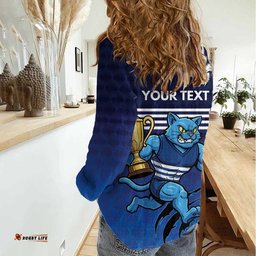 Personalised Geelong Pride Women Casual Shirt Claws Out for Glory LT9