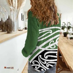 Green Fern New Zealand Kowhai Ngutukak Women Casual Shirt LT9