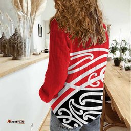 All Red New Zealand Kowhai Ngutukak Women Casual Shirt LT9