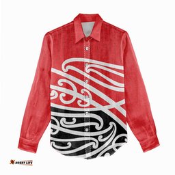 All Red New Zealand Kowhai Ngutukak Women Casual Shirt LT9