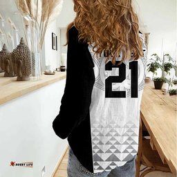 World Football 2026 New Zealand Custom Women Casual Shirt All White Fern Maori Tribal LT9