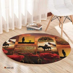ANZAC Day Film Reel Lest We Forget Round Carpet Australia NZ Memorial LT9
