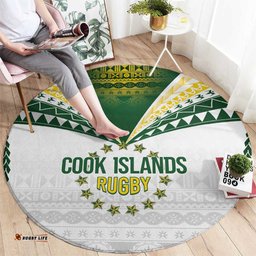 Cook Islands Rugby Round Carpet Kuki's Aitu Champions LT7