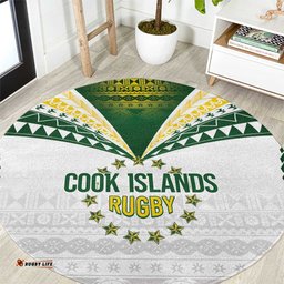 Cook Islands Rugby Round Carpet Kuki's Aitu Champions LT7