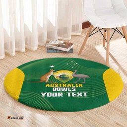 Custom Bowls Australia Round Carpet National Color Curve Sporty LT14