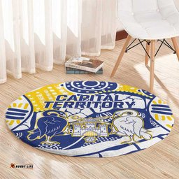 Australian Capital Territory Round Carpet For The King The Law And The People LT9