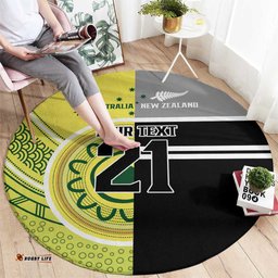 Custom Cricket AUNZ Spirit Round Carpet Aussie New Zealand Retro Edition LT9