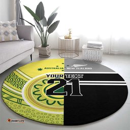 Custom Cricket AUNZ Spirit Round Carpet Aussie New Zealand Retro Edition LT9