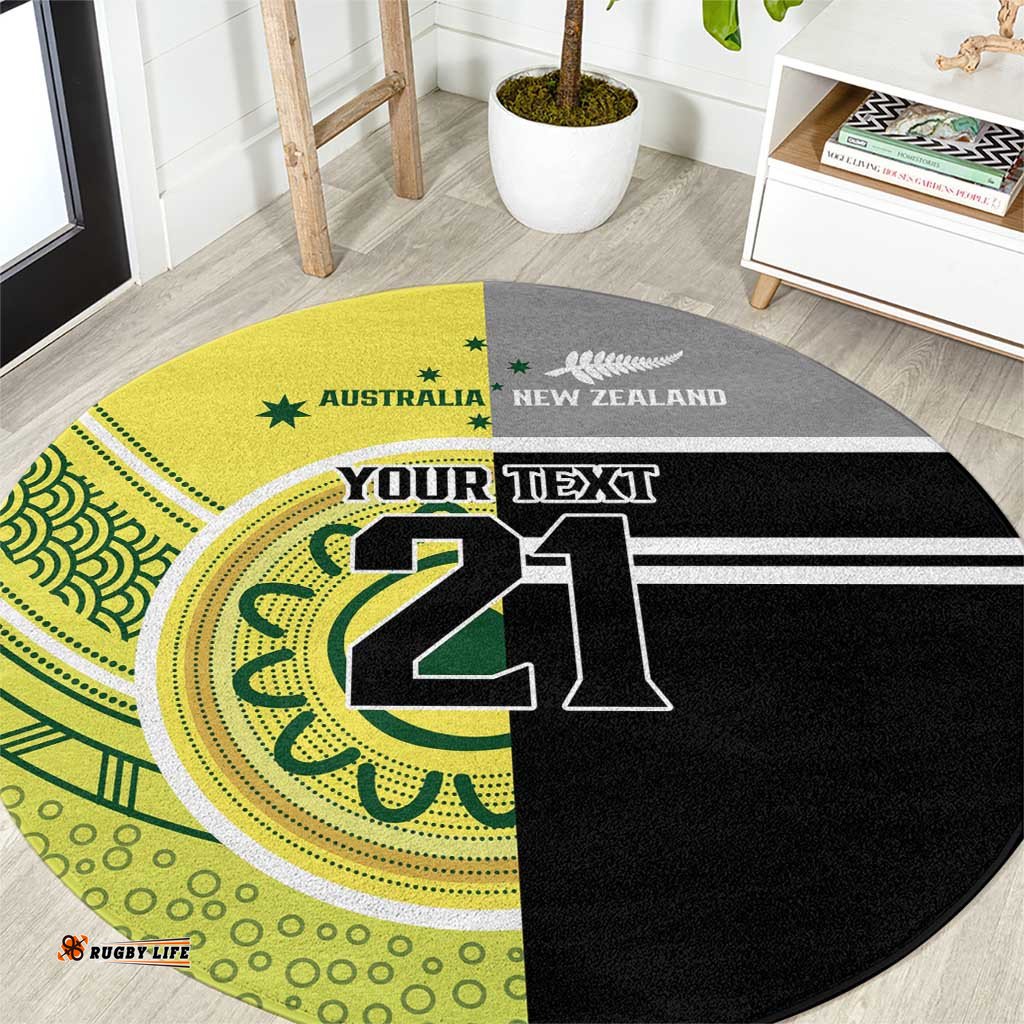 Custom Cricket AUNZ Spirit Round Carpet Aussie New Zealand Retro Edition LT9