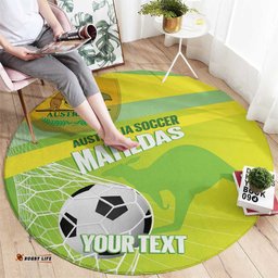 Custom Australia Soccer 2026 Round Carpet Come On Matildas LT14
