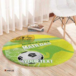 Custom Australia Soccer 2026 Round Carpet Come On Matildas LT14