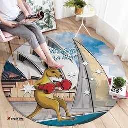 Australia Sailing Round Carpet Life Is Better On A Boat LT14