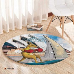 Australia Sailing Round Carpet Life Is Better On A Boat LT14