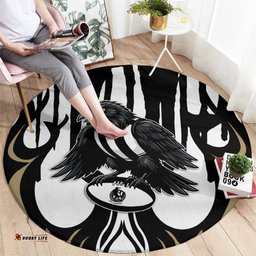 Collingwood Black Round Carpet Unique Style DT05