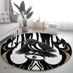Collingwood Black Round Carpet Unique Style DT05