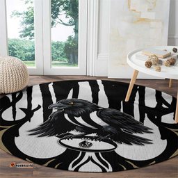 Collingwood Black Round Carpet Unique Style DT05
