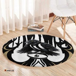 Collingwood Black Round Carpet Unique Style DT05