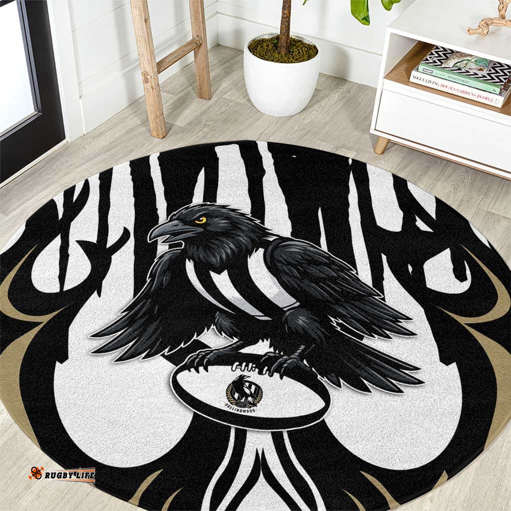 Collingwood Black Round Carpet Unique Style DT05