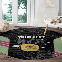 Custom Australia Matildas 2026 Round Carpet Come On Aussie Grunge Style LT14