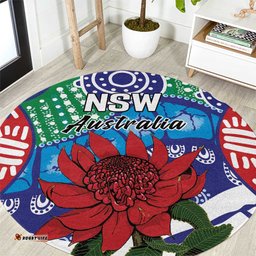 Australia New South Wales Round Carpet NSW Orta Recens Quam Pura Nites LT9