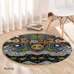NAIDOC Deadly 50 Years Round Carpet Aboriginal and Torres Strait Islander LT9