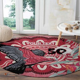 Personalised Australia Galah NAIDOC Week 2026 Round Carpet 50 Years of Deadly Aboriginal Art LT14