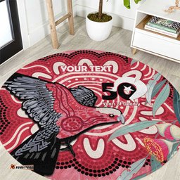 Personalised Australia Galah NAIDOC Week 2026 Round Carpet 50 Years of Deadly Aboriginal Art LT14