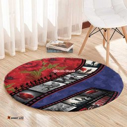 Personalised ANZAC Spirit 1915-2026 Filmstrip Tribute Round Carpet Lest We Forget 25 April LT9
