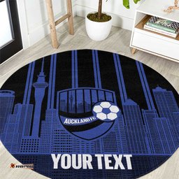 New Zealand Auckland Football Custom Round Carpet Go City of Sails Est 2025 LT14