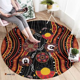 NAIDOC Week 2026 Round Carpet Together We Rise Together We Stay Deadly LT9