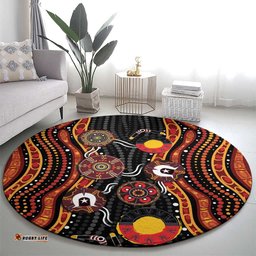 NAIDOC Week 2026 Round Carpet Together We Rise Together We Stay Deadly LT9