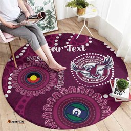 Sea Eagles NAIDOC Week 2026 Personalised Round Carpet 50 Years of Deadly Aboriginal Art LT14