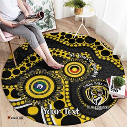Richmond NAIDOC Week 2026 Personalised Round Carpet 50 Years of Deadly Aboriginal Art LT14